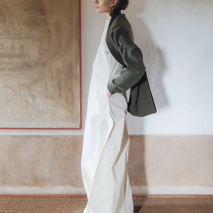 100% Lambswool Cropped Hoodie