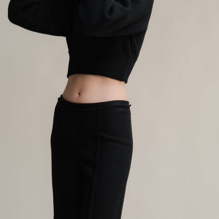 100% Lambswool Cropped Polo