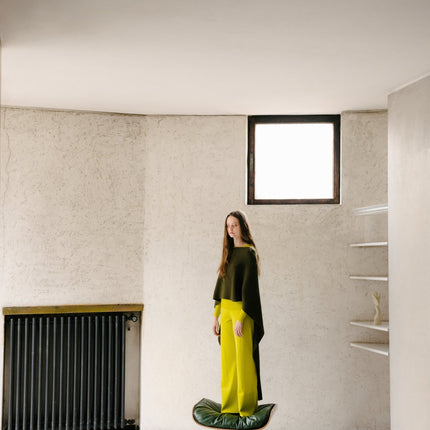 100% Pure Cashmere Maxi Ribbed Scarf / Blanket