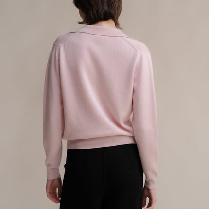 100% Pure Cashmere Polo Sweater