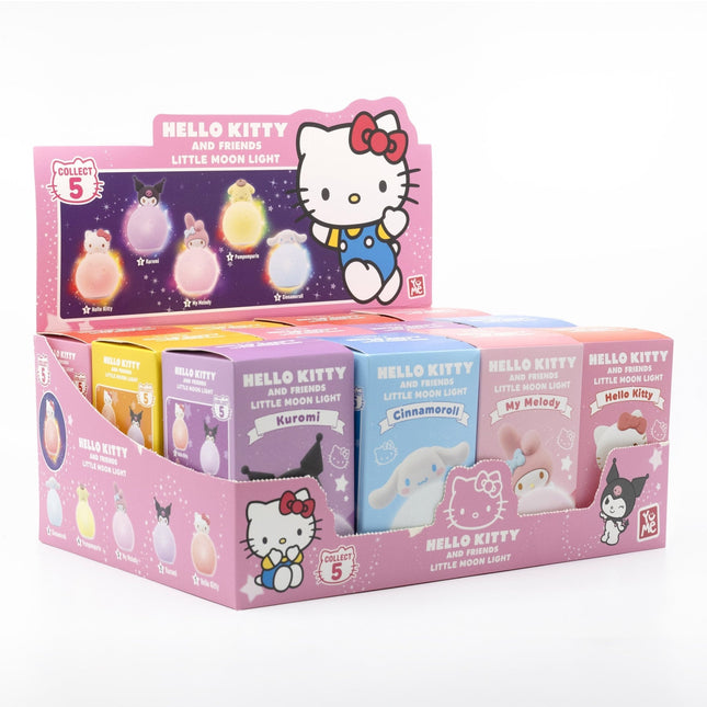 11530 - HELLO KITTY AND FRIENDS - LITTLE MOON - LIGHT SERIES - PDQ 12 PZ - MINIFIGURE 8CM