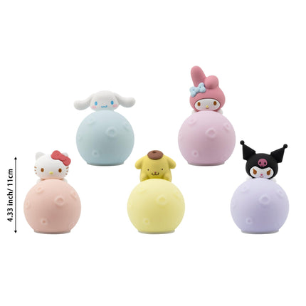 11530 - HELLO KITTY AND FRIENDS - LITTLE MOON - LIGHT SERIES - PDQ 12 PZ - MINIFIGURE 8CM