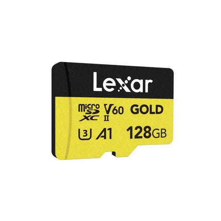 128GB Lexar MicroSDXC Gold V60 U3 A1