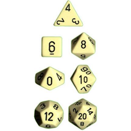 25400 Ivory Opaque Dice