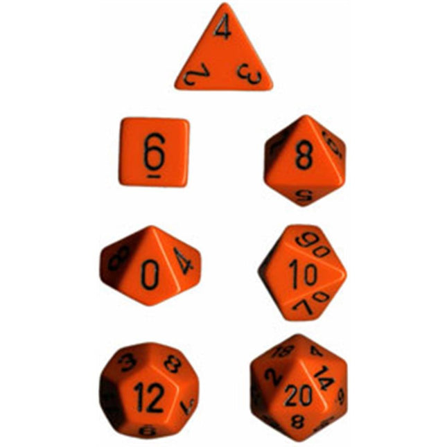 25403 Orange Opaque Dice