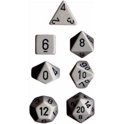 25410 Grey Opaque Dice