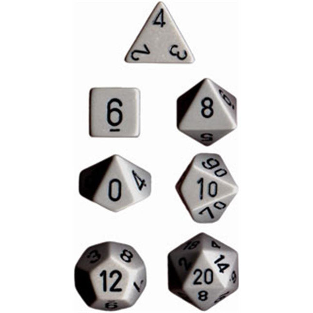 25410 Grey Opaque Dice