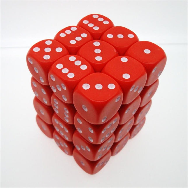 25804 Red Opaque Dice