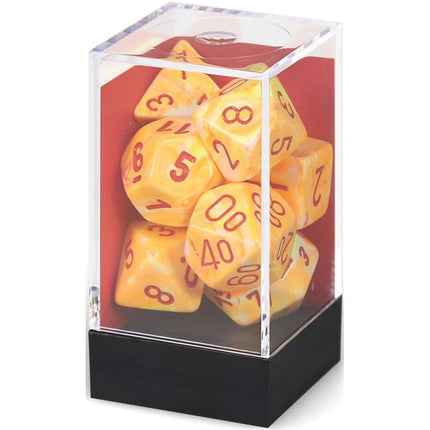 27453 Set di Dadi Festive Sunburst/red