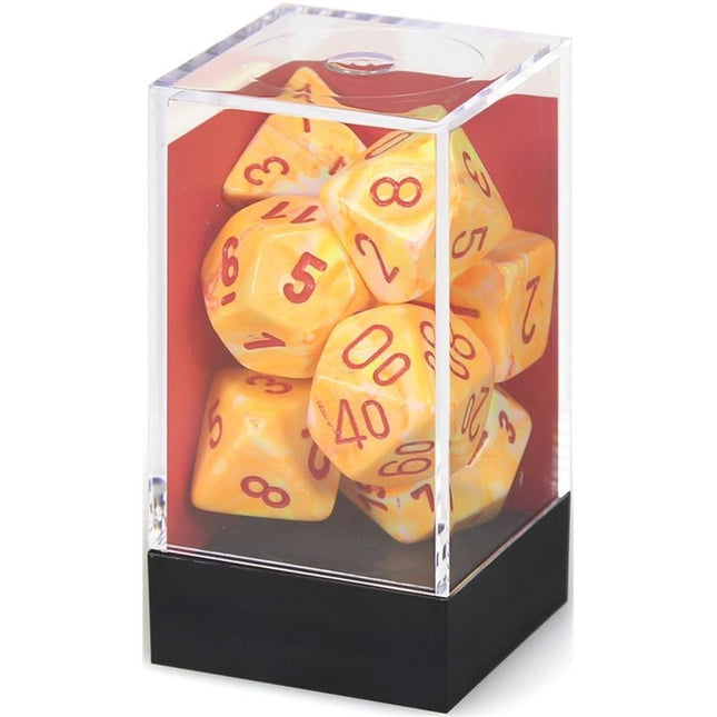 27453 Set di Dadi Festive Sunburst/red