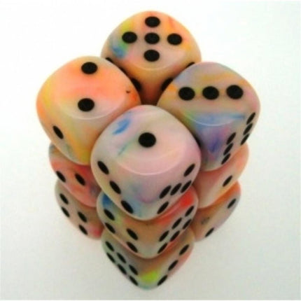 27642 Festive 16mm d6 Circus/black