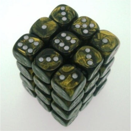 27818 12mm d6 Black Gold w/silver