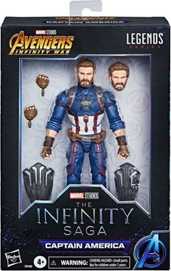 HASBRO MARVEL LEGENDS - THE INFINITY SAGA - CAPTAIN AMERICA 15CM