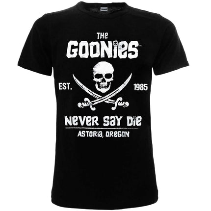 THE GOONIES - NEVER SAY DIE T-shirt L nera