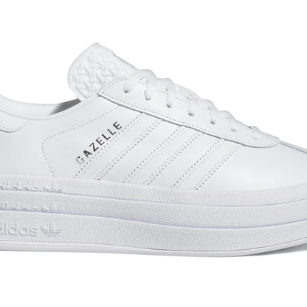 adidas gazelle bold triple white (women's)