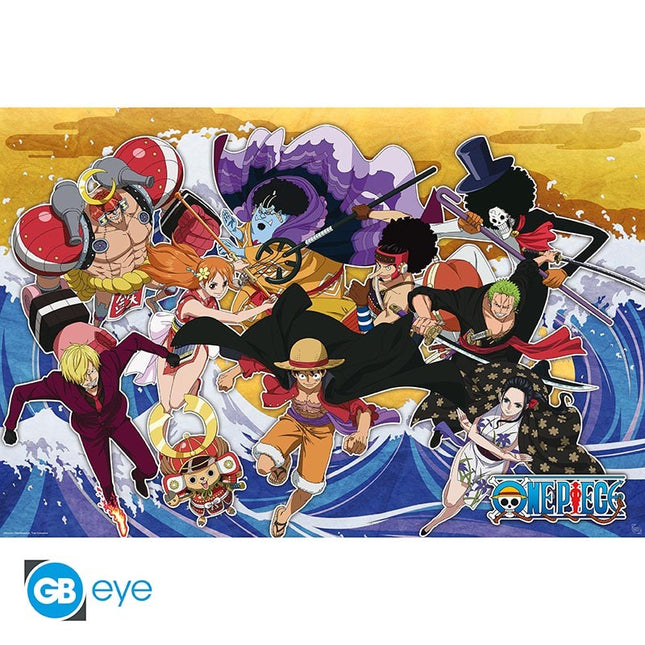 ABYSTYLE ONE PIECE - Poster Maxi (91.5x61): "The crew in Wano Country"