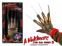 43381 - Nightmare On Elm Street Guanto Freddy Replica in ferro e cuoio