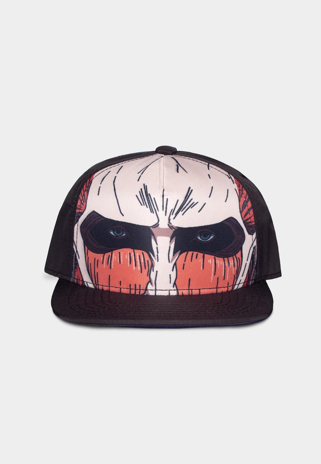 DIFUZED ATTACK ON TITAN - SNAPBACK ( CAPPELLINO ) REGOLABILE  : GIGANTE COLOSSALE