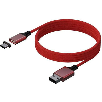 KONIX CAVO MAGNETICO RICARICA USB-C 3 METRI ROSSO