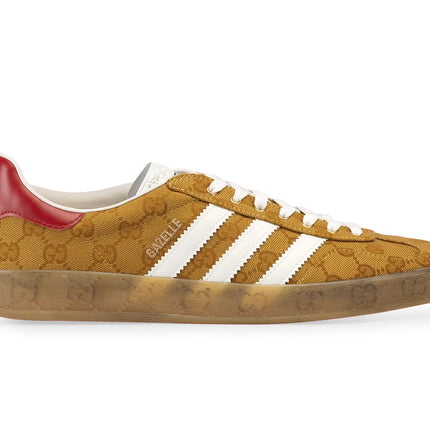 adidas gazelle gucci original gg beige brown