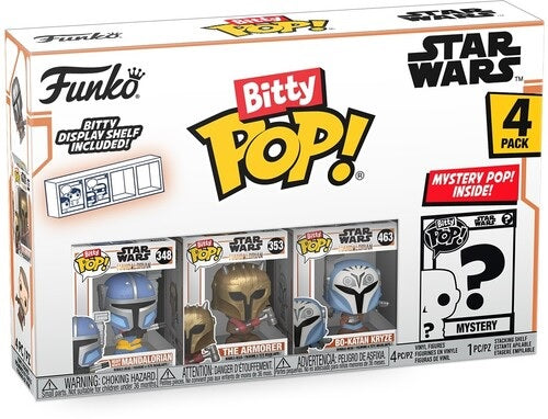 FUNKO POP  Funko Bitty  4-Pack: Mandalorian -Â Heavy Mandalorian  Figures