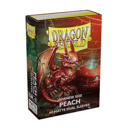 Dragon Shield Small Sleeves - Japanese Matte Dual Peach 'piip' (60 Sleeves)