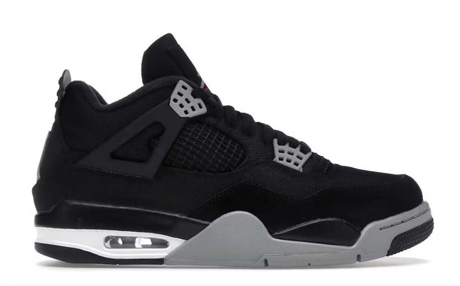 jordan 4 retro se black canvas