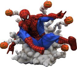 72681 - Marvel Gallery Pumpkin Bomb Spider - Man PVC Diorama 17 cm