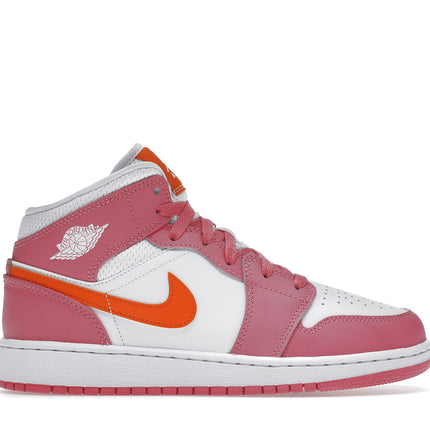jordan 1 mid pinksicle safety orange (gs)