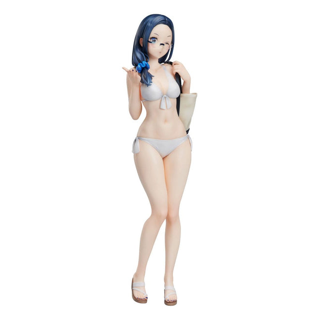 92M Illustration PVC Statue Myopic sister Date - chan Swimsuit Ver. Limited Edition 26 cm