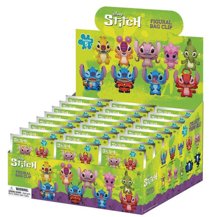 94971 - Disney Stitch S.5 Bag Clip Blind Box Display (24 pezzi)