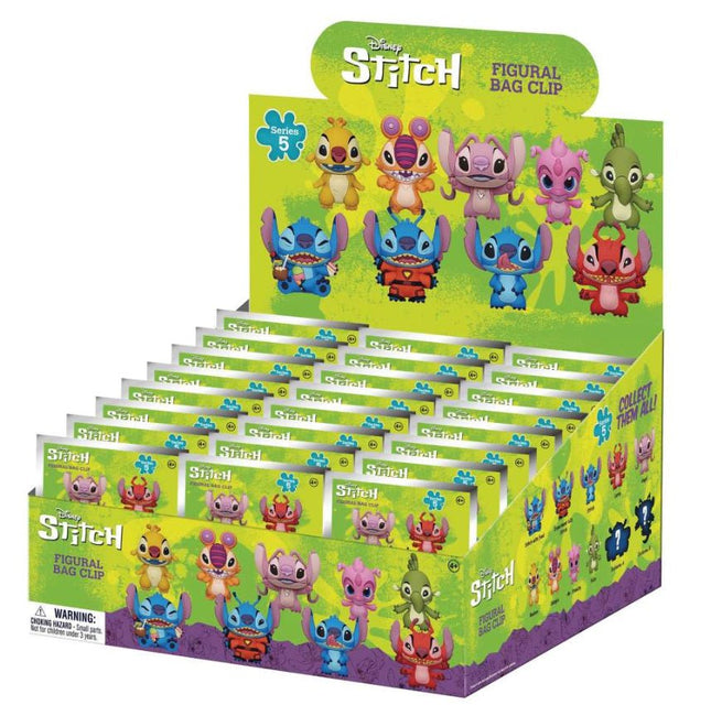 94971 - Disney Stitch S.5 Bag Clip Blind Box Display (24 pezzi)