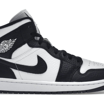 jordan 1 mid split black white (w)