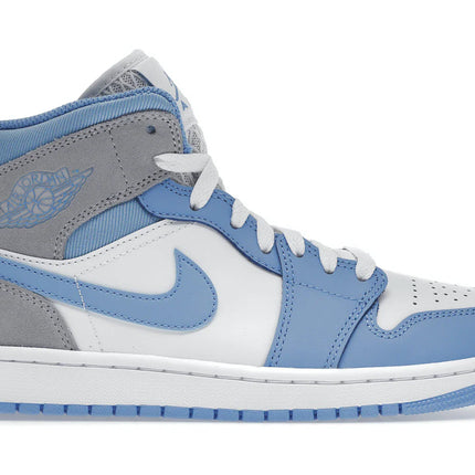 jordan 1 mid university blue grey