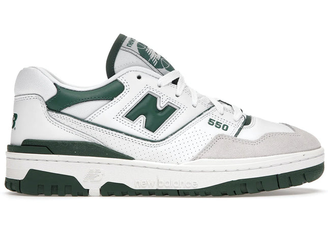 new balance 550 white green