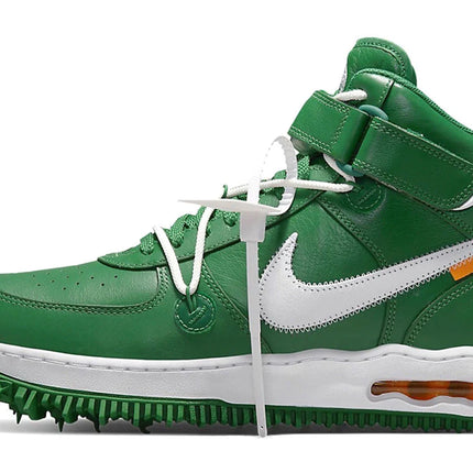 nike air force 1 mid off-white pine green