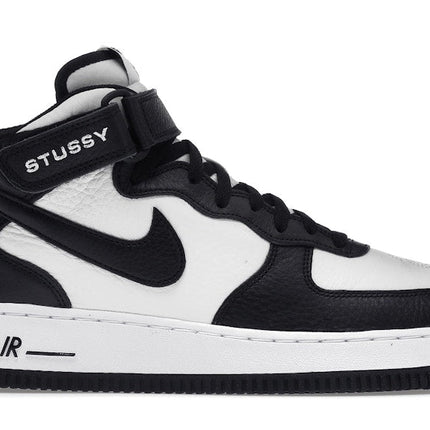 Nike Air Force 1 Mid Stussy Light Bone Black