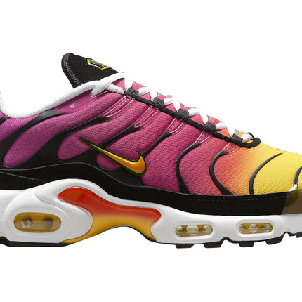 nike air max plus yellow pink gradient