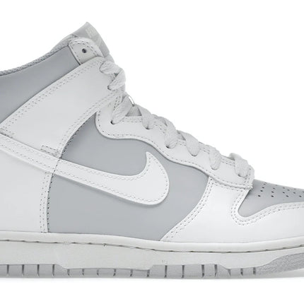 nike dunk high summit white football grey (gs)