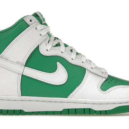 nike dunk high stadium green white