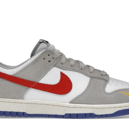 Nike Dunk Low Light Iron Ore Red Blue