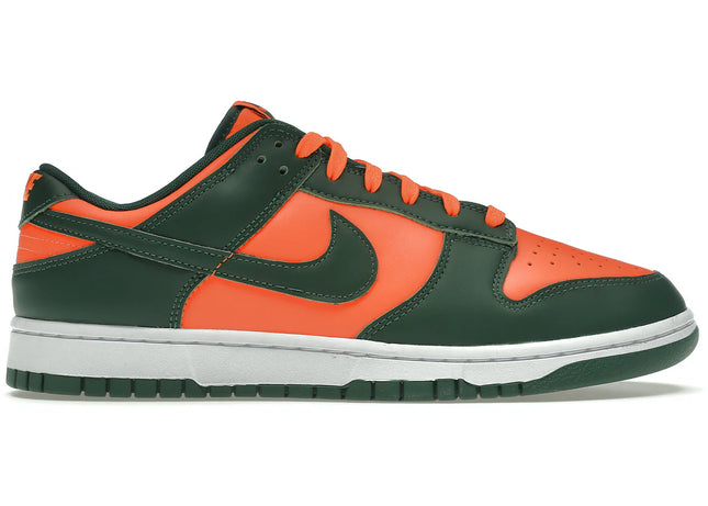 nike dunk low retro miami hurricanes
