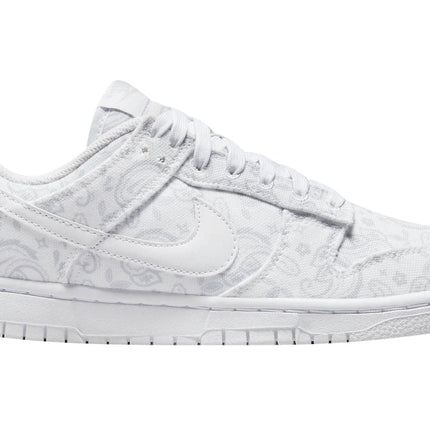 nike dunk low white paisley (w)