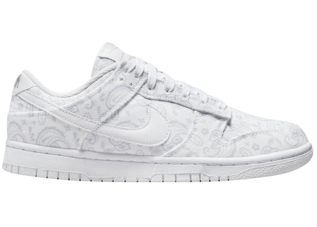 nike dunk low white paisley (w)