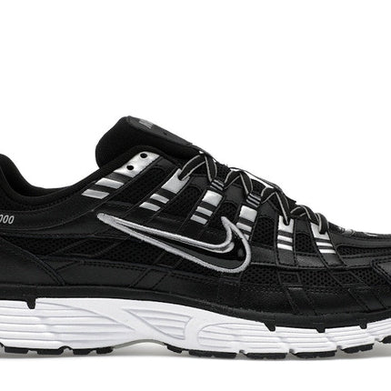 Nike P-6000 Black White Metallic Silver