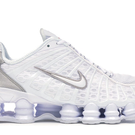 Nike Shox TL White Metallic Silver