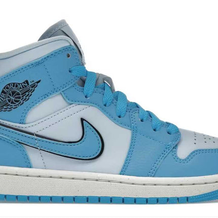 jordan 1 mid se ice blue (women's)