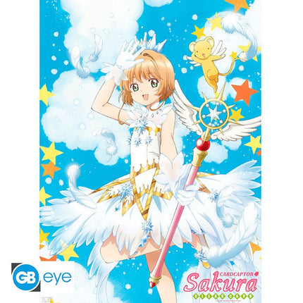 ABYSTYLE CARDCAPTOR SAKURA - POSTER " Sakura & Wand " (52 x 38Cm)