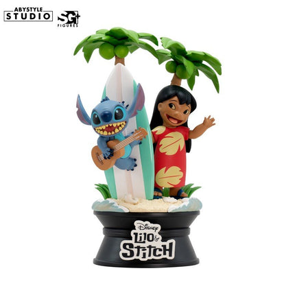 ABYSTYLE DISNEY - Disney: Lilo & Stitch - "Lilo & Stitch Surfboard" Figure 17 cm