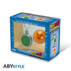 ABYSTYLE DRAGON BALL Z : Set regalo portachiavi Radar + Sfera del Drago 4 stelle 56mm